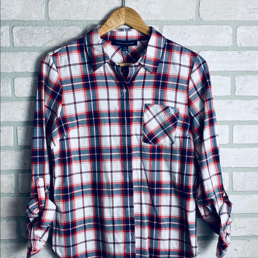 Tommy Hilfiger Button Down Plaid Shirt